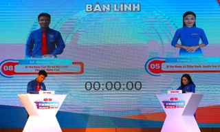Kịch tính tranh tài trong đêm chung kết Hội thi Bí thư Đoàn cơ sở giỏi 