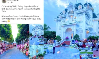 Lãnh đạo tỉnh Hà Tĩnh nói gì về bữa tiệc 'vinh quy bái tổ' của thiếu tướng Phạm Bá Hiền?