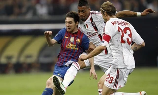 Milan và Barcelona chia điểm không bàn thắng