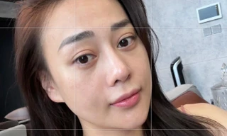 Tự tin khoe mặt mộc nhưng mới đây Phương Oanh lại bị soi ra dấu hiệu lão hóa làn da
