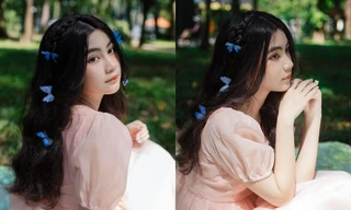 Sau Lọ Lem, tới lượt cô em gái Hạt Dẻ có bộ ảnh đẹp tinh khôi như công chúa cổ tích