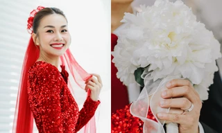 Siêu mẫu Thanh Hằng hé lộ bí mật khó đỡ đằng sau bức ảnh lãng mạn trong lễ ăn hỏi