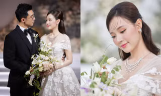 Cô dâu Midu ngọt ngào trong đám cưới nhưng chú rể Minh Đạt mới gây bất ngờ