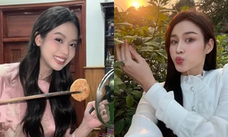 Trend mới của các nàng hậu: Vườn nhà, góc bếp mới là chỗ "sống ảo" đẹp nhất