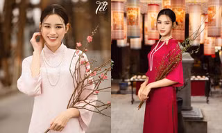 Bí mật nào giúp Hoa hậu Đỗ Thị Hà luôn mặc áo dài Tết đẹp lung linh?