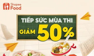 ShopeeFood tiếp sức mùa thi, giảm nửa giá món để sĩ tử 2K5 “xả hơi” trước thềm thi cử