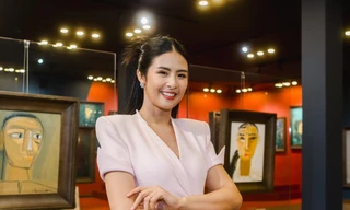 Ngọc Hân là 'nàng Hậu' Việt hiếm hoi quan tâm đến hội họa theo cách đặc biệt này