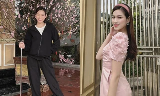 Hoa hậu Đỗ Thị Hà ghi điểm trong dịp Tết Quý Mão nhờ hành động "nhỏ mà có võ"