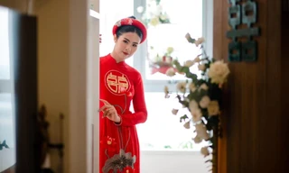 Vén màn bí mật: Lần đầu tiên có 'nàng Hậu' Việt không mặc váy cưới trong hôn lễ của mình