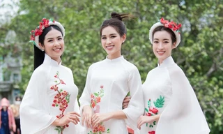 Tạm gác tin đồn nhận lời cầu hôn của thiếu gia, Hoa hậu Đỗ Mỹ Linh đọ sắc với Đỗ Thị Hà, Ngọc Hân