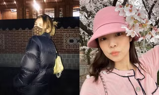 Hết Jeon Somi khổ vì khẩu trang LV tới Jennie bị chê trách vì mặc áo Chanel đi ngắm hoa