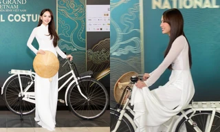 Vì sao Hoa hậu Mai Phương không thể đạp xe trên thảm đỏ Miss Grand Vietnam 2023?