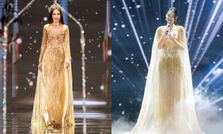 Mạo hiểm đụng hàng trang phục final walk của Thùy Tiên, nàng hậu này có chịu cảnh thất thế?