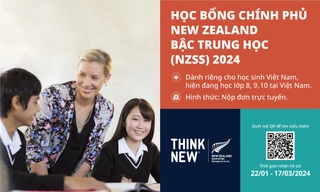 Giáo dục New Zealand tiếp tục hỗ trợ học sinh Việt Nam qua chương trình Học bổng Chính phủ