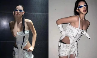 Hoa hậu Lương Thùy Linh phá cách, diện đồ cực bạo đụng hàng Ngọc Trinh