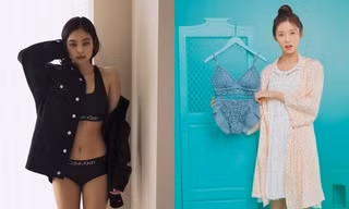 Sự tương phản thú vị khi xem ảnh Jennie BLACKPINK và Arin Oh My Girl chụp đồ nội y