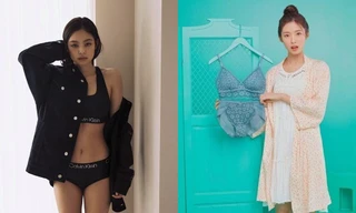 Sự tương phản thú vị khi xem ảnh Jennie BLACKPINK và Arin Oh My Girl chụp đồ nội y