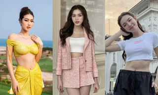 Cuộc chiến "cơ bụng số 11" của các Hoa hậu: Thiên Ân gia nhập đường đua cùng Đỗ Thị Hà