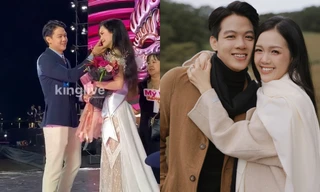 Cặp đôi có khoảnh khắc lãng mạn trong đêm Chung kết Hoa hậu Việt Nam 2024