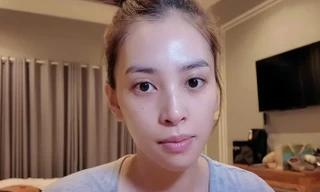 Hoa hậu Tiểu Vy khoe mặt mộc đẹp không tì vết, da trắng sáng đến khó tin