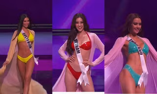 Miss Universe: Đọ hình thể qua màn bikini, Khánh Vân có lép vế trước các thí sinh khác?