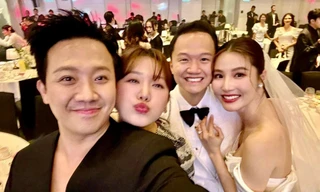 Hari Won và Trấn Thành làm gì ở đám cưới Diễm My 9X mà bị nghi đang giận nhau?