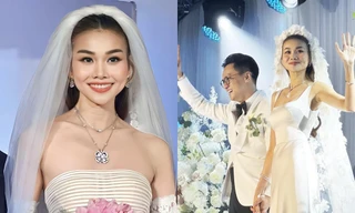 Thay 3 bộ váy nhưng Thanh Hằng chỉ yêu thích mỗi món phụ kiện này trong suốt lễ cưới