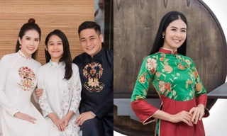 Sau ồn ào “bóp chân cho mẹ chồng”, Minh Tiệp và bà xã đến chúc mừng Hoa hậu Ngọc Hân