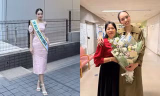 Thanh Thủy ghi điểm nhờ làm điều này hậu đăng quang Miss International 2024