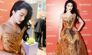Thảm đỏ Cannes: Phạm Băng Băng hóa “tiên nữ hồ điệp” trong thiết kế của Chung Thanh Phong