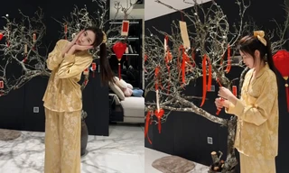 Hoa hậu Đỗ Thị Hà khoe trải nghiệm “hú hồn” với loài hoa đặc trưng ngày Tết