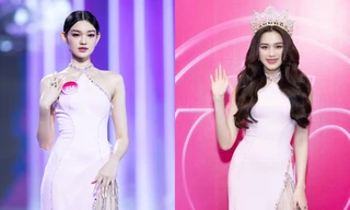 Phát hiện bất ngờ về đầm dạ hội của người đẹp Bé Quyên: Đụng hàng để "xin vía" vương miện?