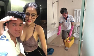 Có thật bạn trai 'hot girl ngực bự' phải đi cọ toilet để kiếm sống vì vướng dịch COVID-19?