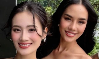 Hoa hậu Ý Nhi ghi điểm nhờ hành động tinh tế dành cho người đẹp Thái Lan