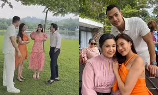 "Trạm Cứu Hộ Trái Tim" lộ ảnh hậu trường: Đoạn kết giống nhiều phim VTV khác?