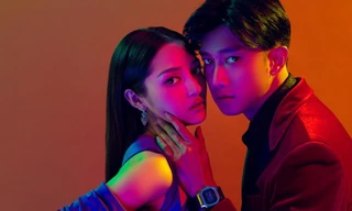 Tạm quên chuyện bạo hành trong phim, Quốc Trường và Bảo Anh lại 'bùng nổ' với bộ hình đôi