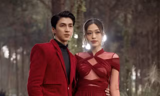 Lần đầu diễn thời trang sau đám cưới, vợ chồng Bình An - Phương Nga tiết lộ lý do chưa đi trăng mật