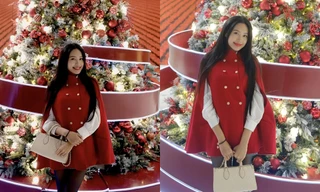 Doãn Hải My khoe ảnh đón Noel nhưng cư dân mạng chỉ chú ý đến chiếc áo khoác “lạ lùng”