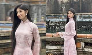 Á hậu Minh Kiên hóa người đẹp tóc mây, đốn tim khán giả bởi vẻ đẹp trong veo như nắng