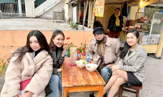 Mẹ con bà Cúc (Hướng Dương Ngược Nắng) đi ăn ở quán bún của bà Nga (Thương Ngày Nắng Về)