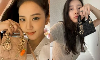 Đụng hàng quà tặng Dior, Jisoo sang chảnh hút hồn trong khi Suzy giản dị quá hóa nhàm