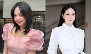 Chọn đúng kiểu tóc phù hợp, Hoa hậu Thanh Thủy được khen vì nhan sắc thăng hạng rõ rệt