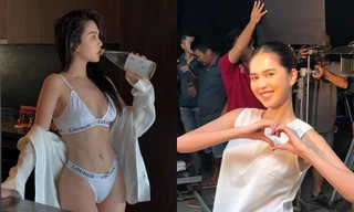 Giật mình khi 'nữ hoàng hở bạo' của showbiz Việt bỗng dưng diện đồ kín như bưng