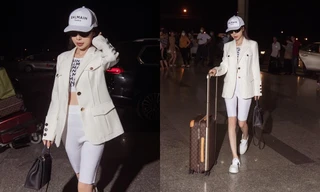 Showbiz Việt lại có thêm một ‘mỹ nhân’ thích hàng hiệu: Chỉ riêng set đồ ra sân bay đã gần 1 tỷ đồng