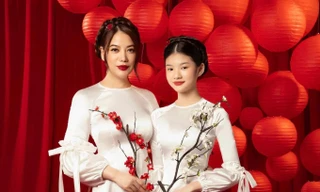 Ngất ngây với nhan sắc 'chuẩn Hoa hậu' tương lai của con gái Trương Ngọc Ánh