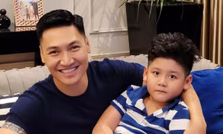 Con trai "Shark Long" Mạnh Trường diện mạo thế nào mà được khen “đẹp trai hơn cả bố”?