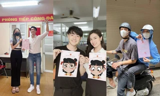 Sao Việt khoe ảnh đăng ký kết hôn: Anh Tú - Diệu Nhi vẫn xứng danh "trùm cuối"