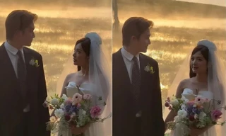 Đình Tú - Ngọc Huyền lộ video chụp ảnh cưới, bối cảnh là gì mà đoán không ra?