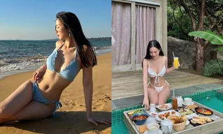 Ngẩn ngơ trước vẻ gợi cảm của 'đối thủ' Ngọc Trinh: Thân hình ‘nóng từng milimét'