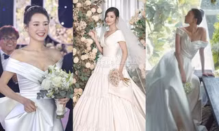 'Thiết kế váy cưới đình đám nhất showbiz Việt': Hàng loạt 'mỹ nhân' cùng 'tranh nhau' chọn